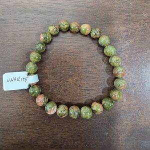 Unakite Crystal Bracelet 8 mm